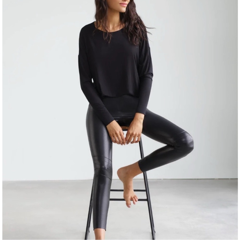 Commando Faux Leather Moto Leggings,- Brand New With Tags